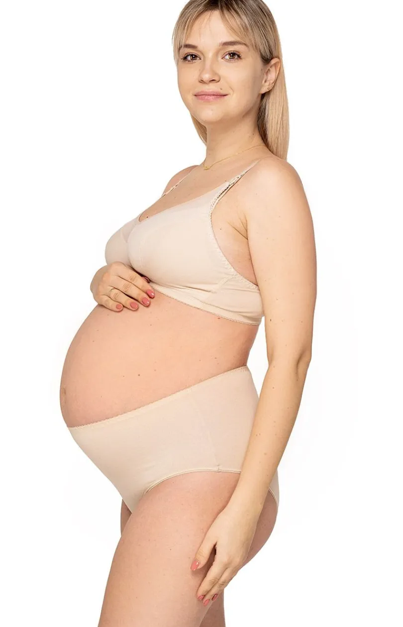 Momtobe Bielizna Ciążowa|Biustonosz Duże Rozmiary - Allday mama biustonosz soft do karmienia