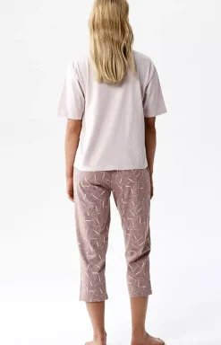 Damskie ATLANTIC Bielizna Homewear|Piżamy Damskie - bawełniana piżama damska NLP-509-PUD_PUDC