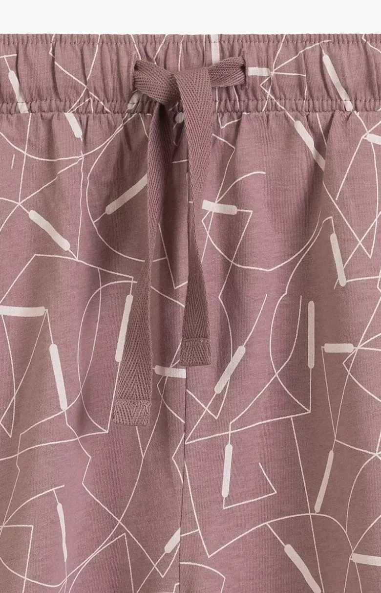 Damskie ATLANTIC Piżamy Damskie Krótkie|Bielizna Homewear - bawełniana piżaa daka NP-509-BEZJ_KA
