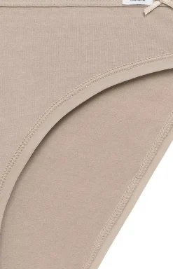 Damskie ATLANTIC Wielopaki Damskie|Figi Bawełniane - 3-pack figi damskie Bikini 3CLP-001-BEZ/BEZM/ZIEJ