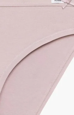 Damskie ATLANTIC Wielopaki Damskie|Figi Bawełniane - 3-pack figi damskie Sport 3CLP-002-GRF/ROS/BEZ