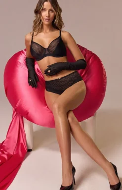 Ava biustonosz miękki soft bralette czarny 2103 Maxi