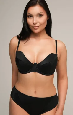 Ava Biustonosze Push-Up|Biustonosz Bez Ramiączek - biustonosz push-up z odpinanymi ramiączkami AV 2202