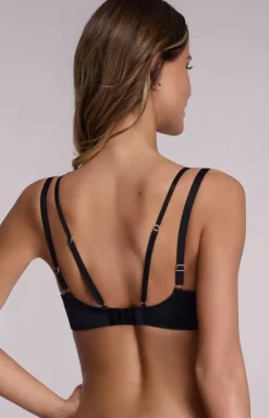 Ava biustonosz półusztywniany semi-soft czarny 2198 Maxi