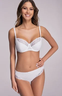 Ava biustonosz półusztywniany semi-soft biały 2110 Maxi