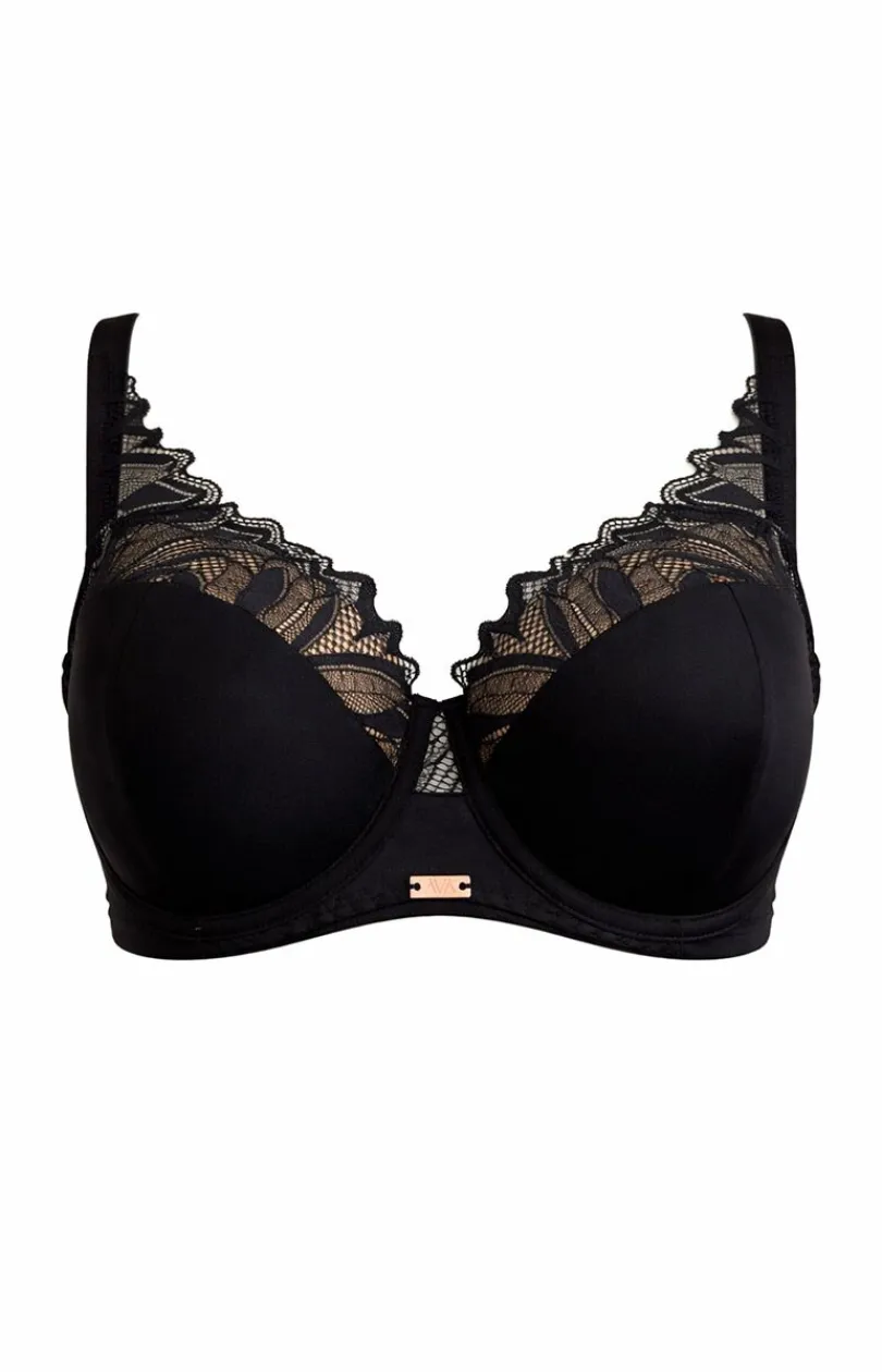 Ava Biustonosz Koronkowy|Bielizna Plus Size - biustonosz usztywniany full cup 2107