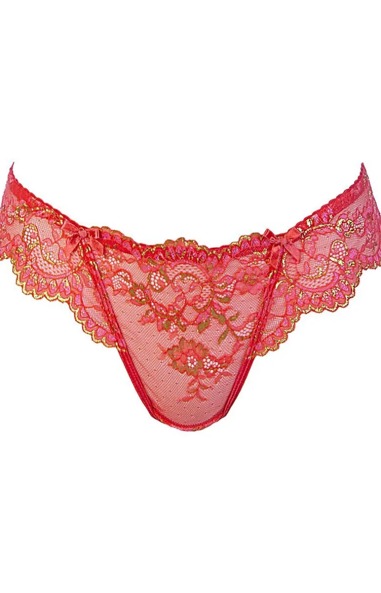 Axami koronkowe stringi damskie V-11908