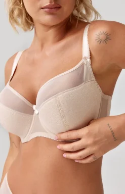 AZAL Biustonosz Koronkowy|Bielizna Plus Size - biustonosz półusztywniany semi-soft Anita