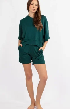 Damskie DKaren Piżamy Damskie Krótkie|Bielizna Homewear - Babuowa piżaa daka DK-K-B18