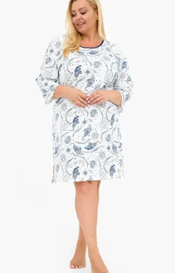 Bawełniana koszula nocna plus size 464/448 Ingrid