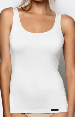 ATLANTIC Podkoszulki|Bielizna Plus Size - Bawełniana kozuka daka na zerokich raiączkach BV-198