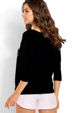 Damskie Momenti per me Piżamy Damskie Krótkie|Bielizna Homewear - Bawełniana piżama damka dwuczęściowa Amanda
