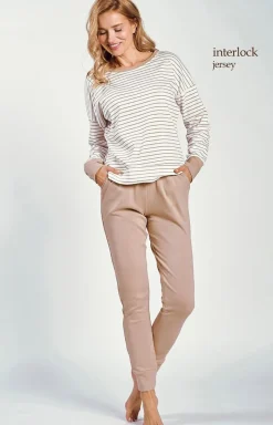 Damskie Taro Piżamy Bawełniane|Bielizna Homewear - Bawełniana piżama damska Maggie 3226