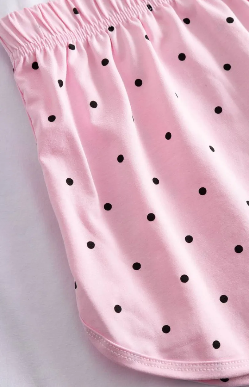 Damskie Momenti per me Piżamy Damskie Krótkie|Bielizna Plus Size - Bawełniana piżama damska Sweet Dreams