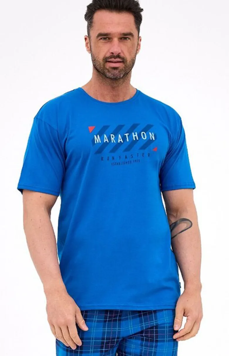 Bawełniana piżama męska 134/303 Marathon
