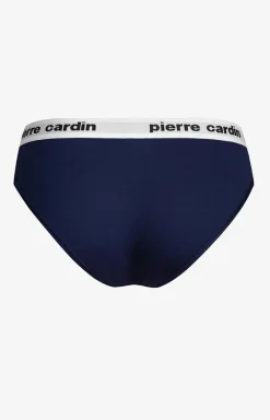 Damskie Pierre Cardin Figi Bawełniane|Figi Damskie - Bawełniane figi damskie ciemnogranatowe Pinoo