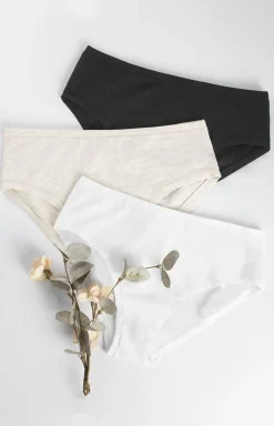 Bawełniane figi damskie szare 1449 Natural Cotton