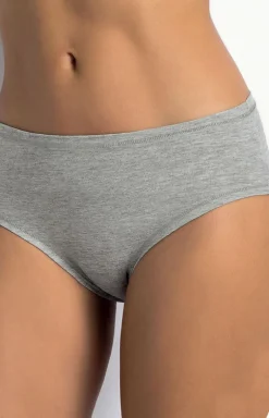 Bawełniane figi damskie szare 1449 Natural Cotton