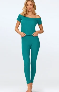 Damskie DKaren Piżamy Damskie Długie|Bielizna Homewear - Bawełniany kopet daki Bayo