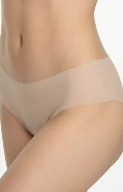 Damskie Julimex Figi Bezszwowe|Figi Damskie - Bezszwowe figi damskie beżowe Mousse Classic