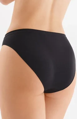 Damskie Gabriella Bielizna Wyszczuplająca|Figi Modelujące - Bezzwowe figi dakie bikini czarne eae Hi-eg Brief 111