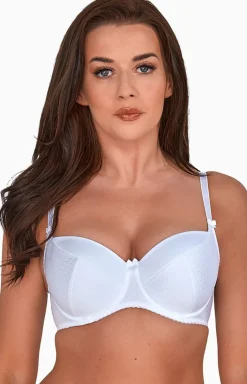Biustonosz biały usztywniany Full Cup Kate 281