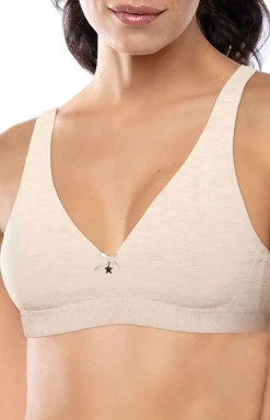 Sielei Biustonosze Miękkie|Biustonosze Sportowe - Biustonosz damski miękki bawełniany w sportowym stylu Natural Cotton 1454