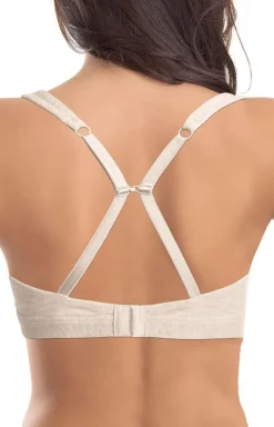 Sielei Biustonosze Miękkie|Biustonosze Sportowe - Biustonosz damski miękki bawełniany w sportowym stylu Natural Cotton 1454