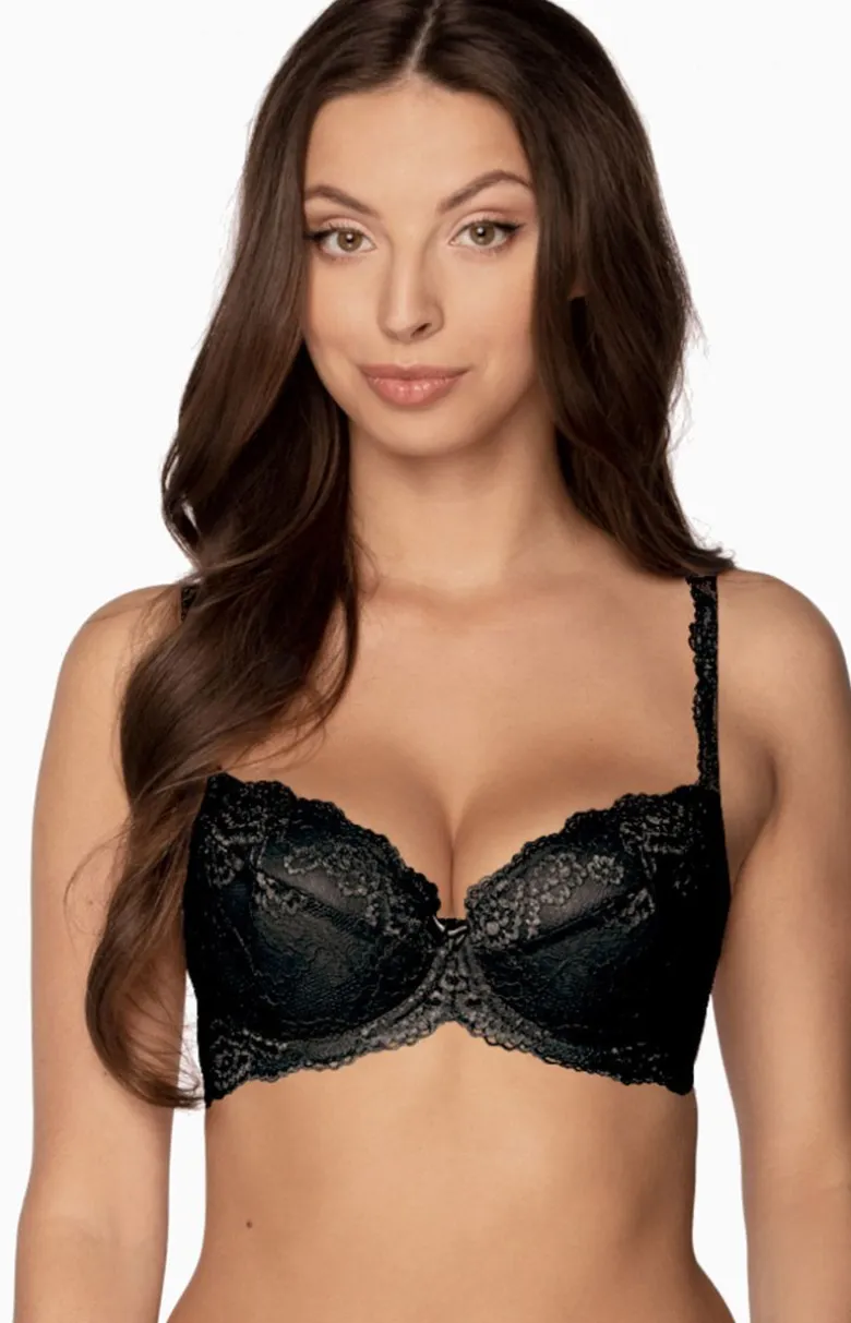 Biustonosz koronkowy push-up Kasjana 1161