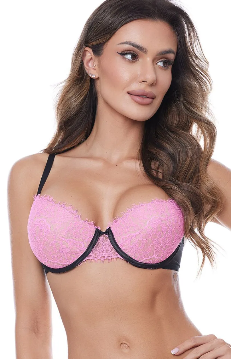 Sawren Biustonosze Push-Up - Biustonosz koronkowy push-up Ivresse