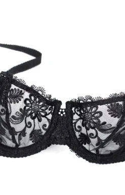 Biustonosz miękki soft balconette czarny B-222 Pamela
