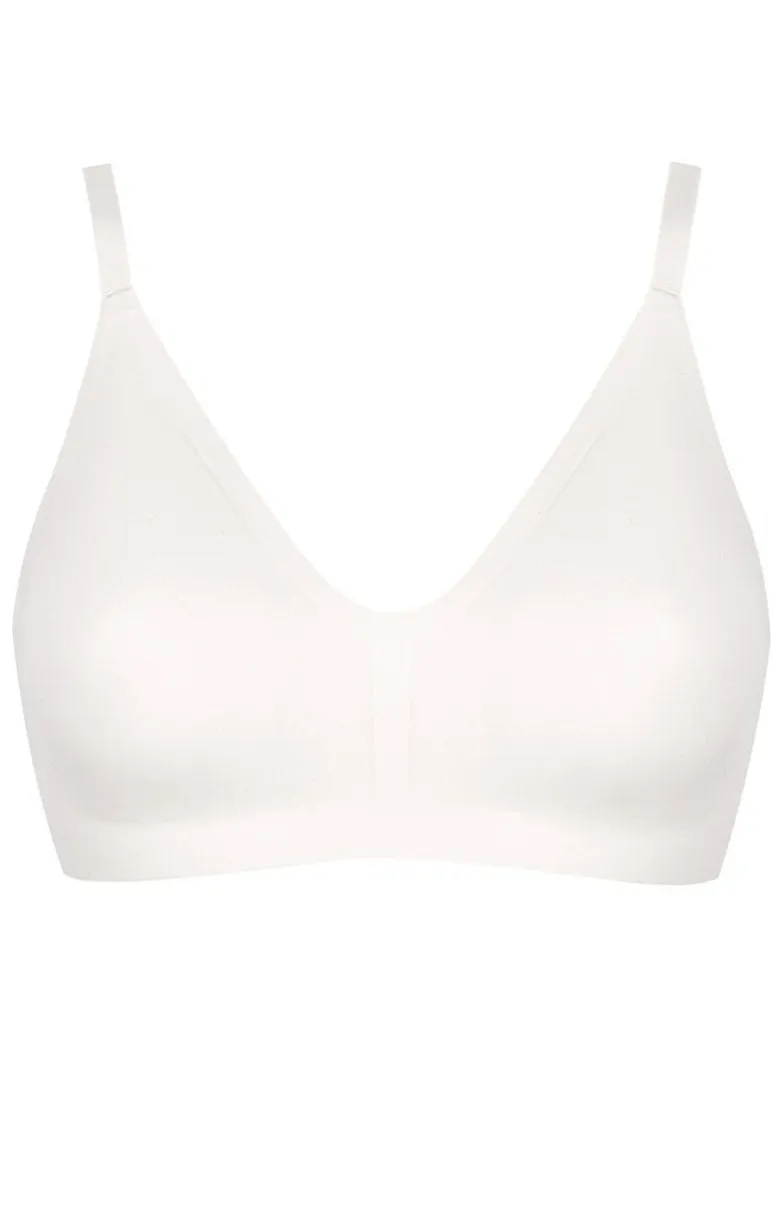 Biustonosz miękki soft bezszwowy ecru Pure 441