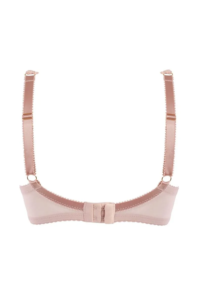 Biustonosz miękki soft bralette pudrowy róż Jasmin 19152