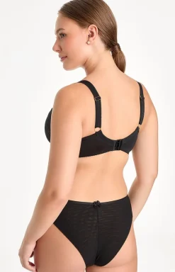 Biustonosz miękki soft czarny Rina B161