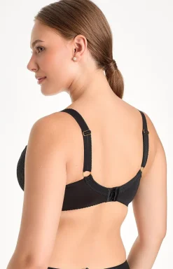 Biustonosz miękki soft czarny Rina B161