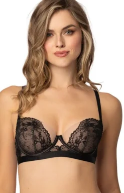 Mat Stringi Z Koronką|Stringi Damskie - Biustonosz miękki soft Zoya M-4054/2