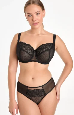 Biustonosz miękki soft czarny Rina B171