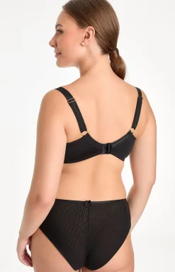 Biustonosz miękki soft czarny Rina B171