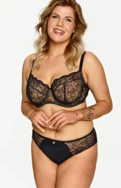 Biustonosz miękki soft czarny 2607