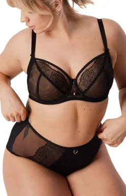 Biustonosz miękki soft czarny Roxane