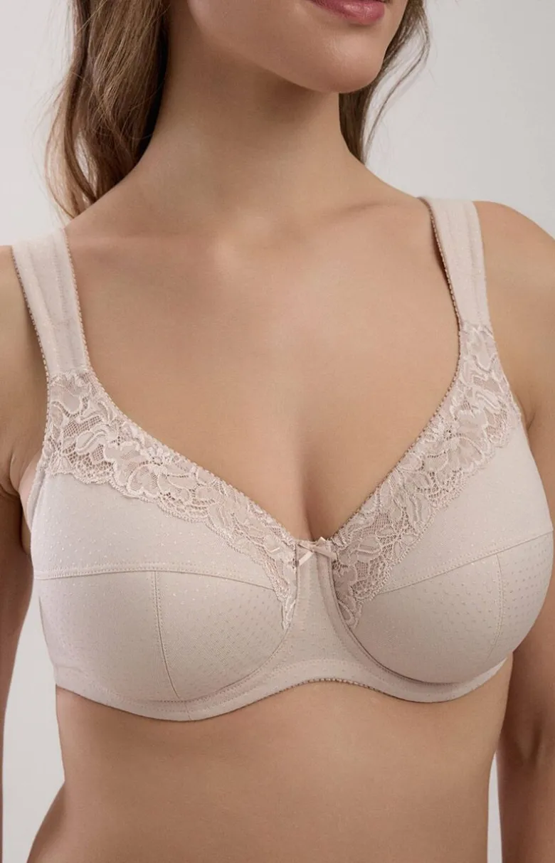 Biustonosz miękki soft jasnoróżowy Suprema RB6287