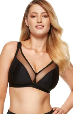 Biustonosz miękki soft minimizer czarny Zara B2-V1