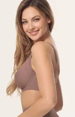 Biustonosz miękki soft mocca Maja BO60