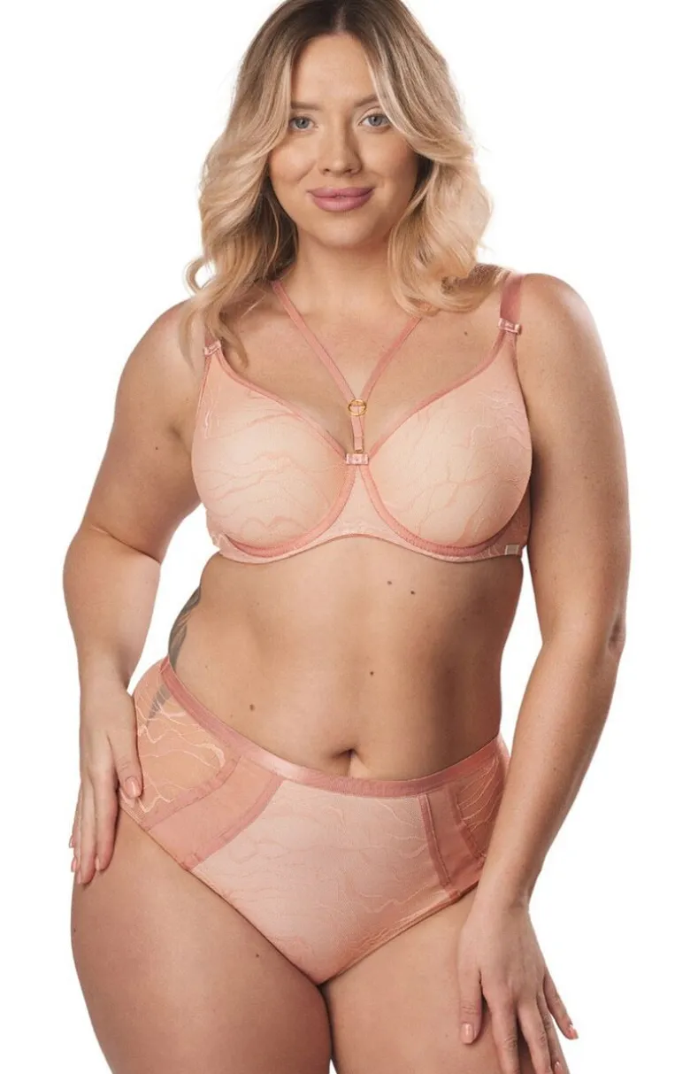 Biustonosz minimizer z paskami padded Adria