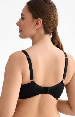 Biustonosz push-up czarny Emma B214