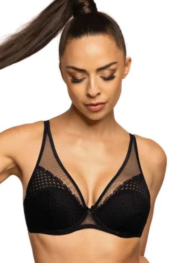 Biustonosz push-up czarny Marley M-3733/11/1
