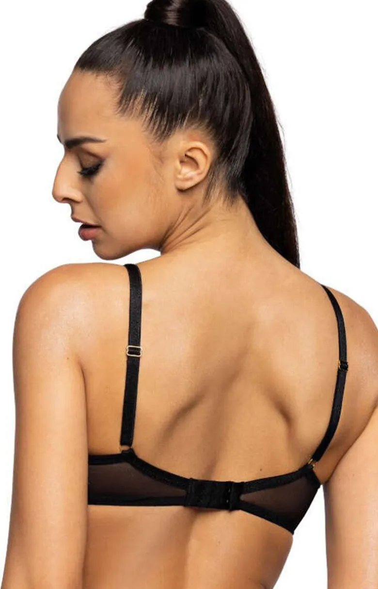 Biustonosz push-up czarny Marley M-3733/11/1