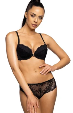Biustonosz push-up czarny Nell M-0196/1