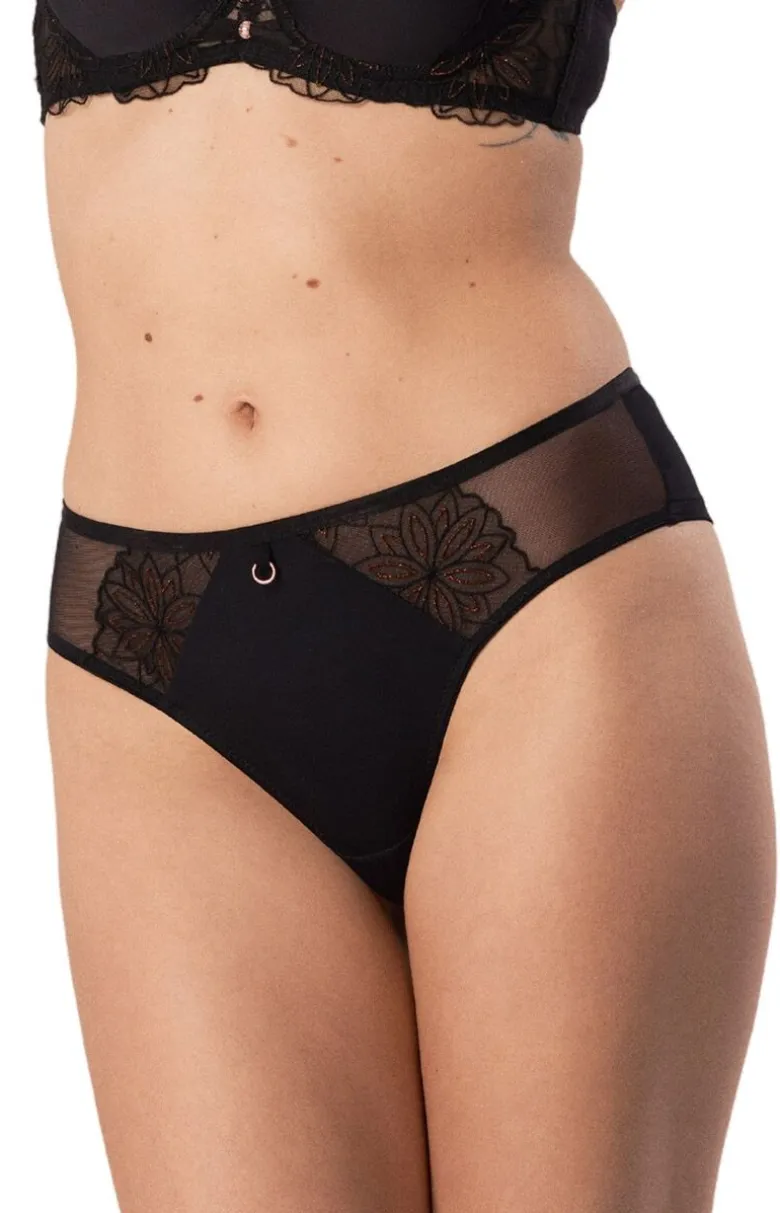 Biustonosz push-up czarny Roxane