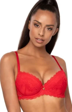 Biustonosz push-up czerwony Estelle M-0198/11/1